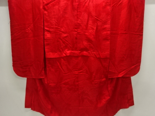 JAPANESE KIMONO / ANTIQUE JUBAN / SILK / WOVEN CRANE